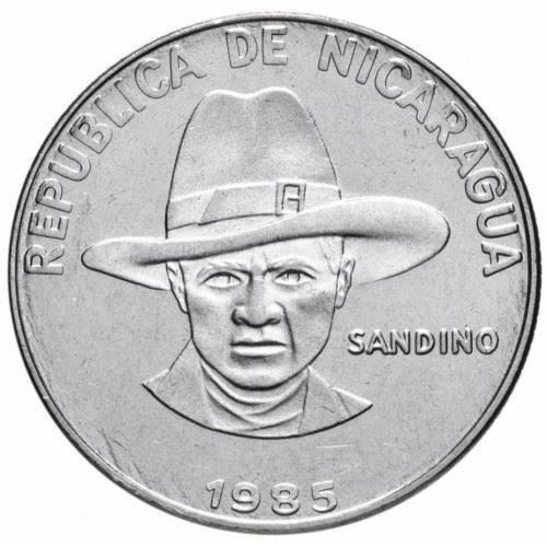 Nicaragua Coin Nicaraguan 50 Centavos Coin | Augusto Nicolas Sandino | KM42a | 1983 - 1985