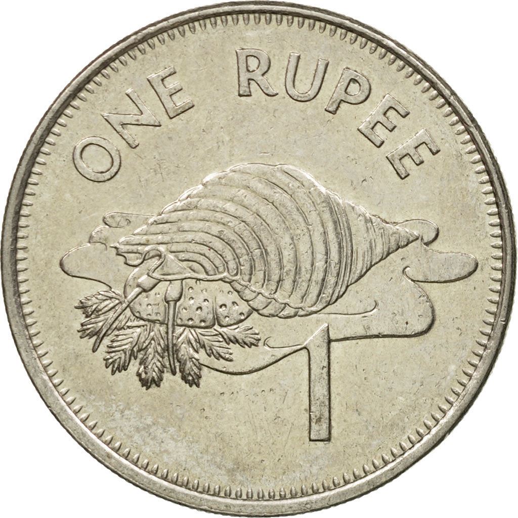 Moneta da 1 Rupia delle Seychelles | Conchiglia Tritone | KM50 | 1982 - 2010