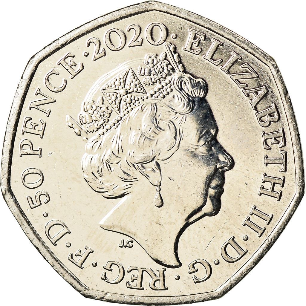United Kingdom | 50 Pence Coin | Brexit | Km:1806 | 2020
