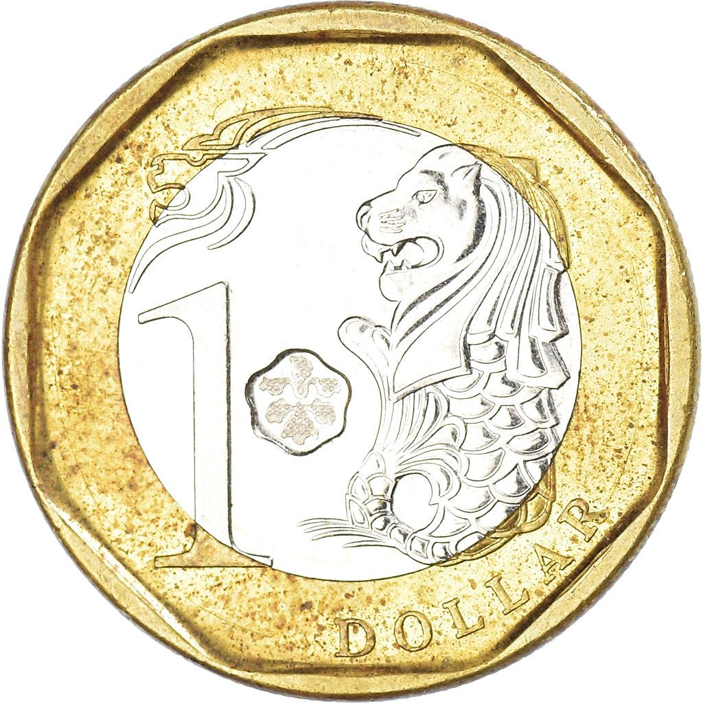 Singapore | 1 Dollar Coin | Merlion | Km:314 | 2013 - 2019