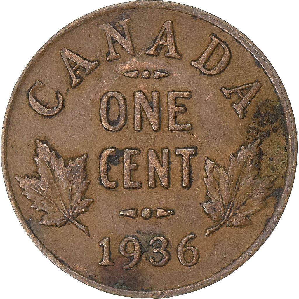 Canada | 1 Cent Coin | Bronze | KM:28 | 1920-1936