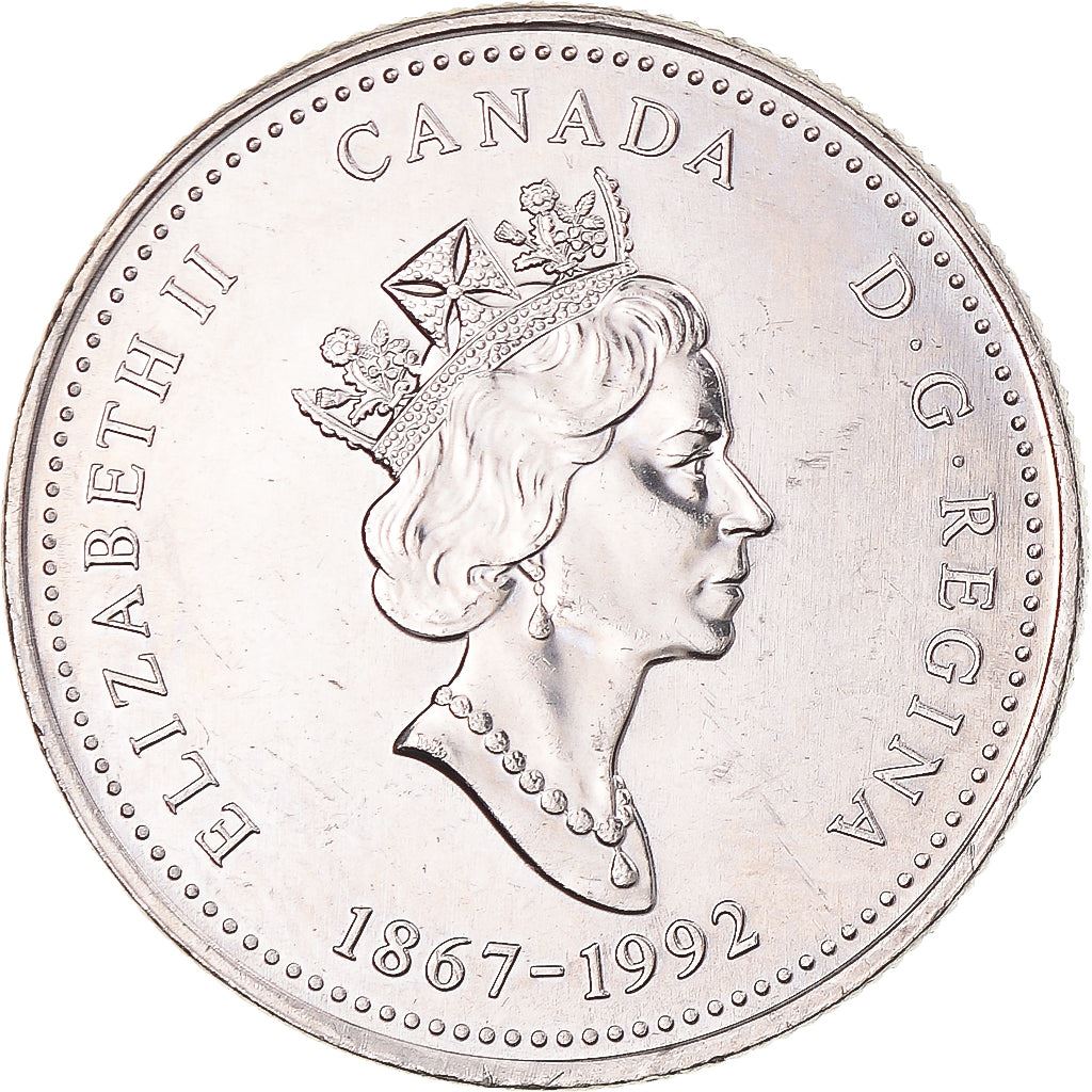 Canada | 25 Cents Coin | Quebec | Nickel | KM:234 | 1992