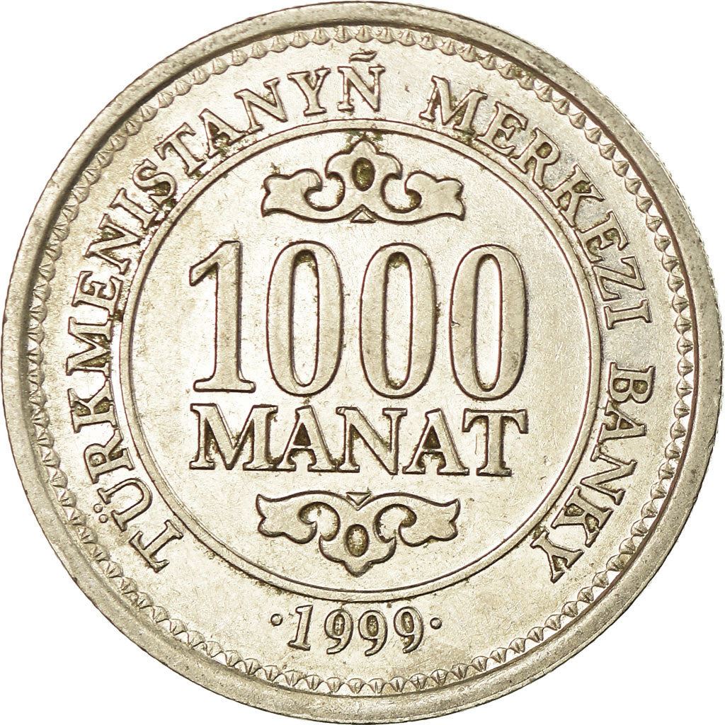 Turkmenistan 1000 Manat Coin | Saparmurat Niyazov | KM13 | 1999