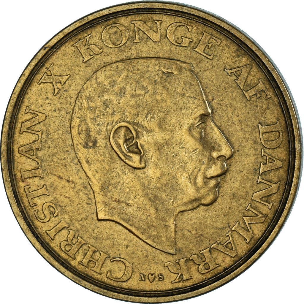 Denmark | 1 Krone Coin | Christian X | Km:835 | 1942 - 1947