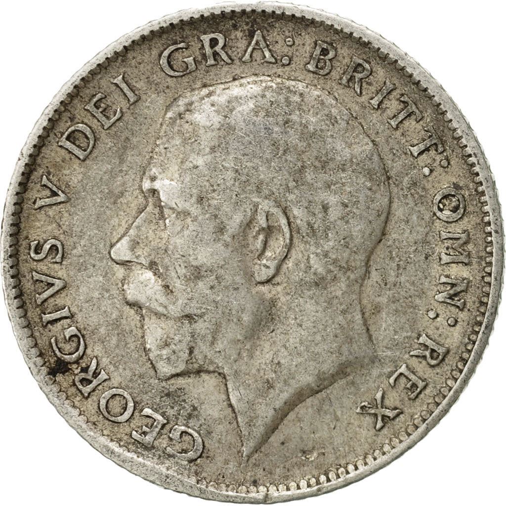 United Kingdom | 6 Pence Coin | George V | Km:815 | 1911 - 1920