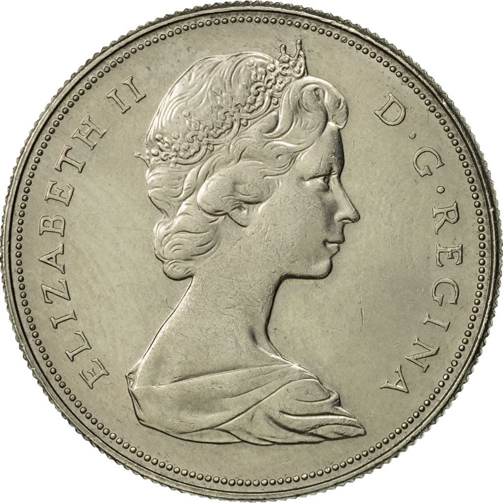Kanada | 1 dolerio moneta | Nikelis | Antrasis portretas | KM:76.1; 76.2 | 1968–1976