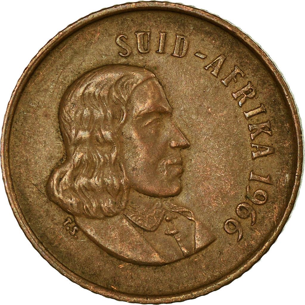 Pièce de 1 cent d'Afrique du Sud | Légende en afrikaans - SUID-AFRIKA | KM65.2 | 1965 - 1969