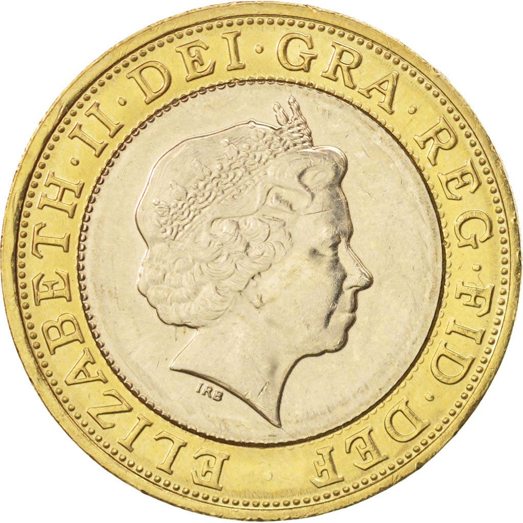 United Kingdom | 2 Pounds Coin | Elizabeth II | Km:994 | 1998 - 2015
