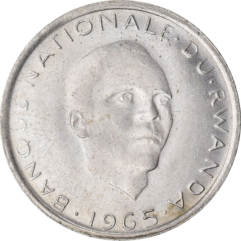 Rwanda | 1 Franc Coin | Grégoire Kayibanda | Km:5 | 1964 - 1965