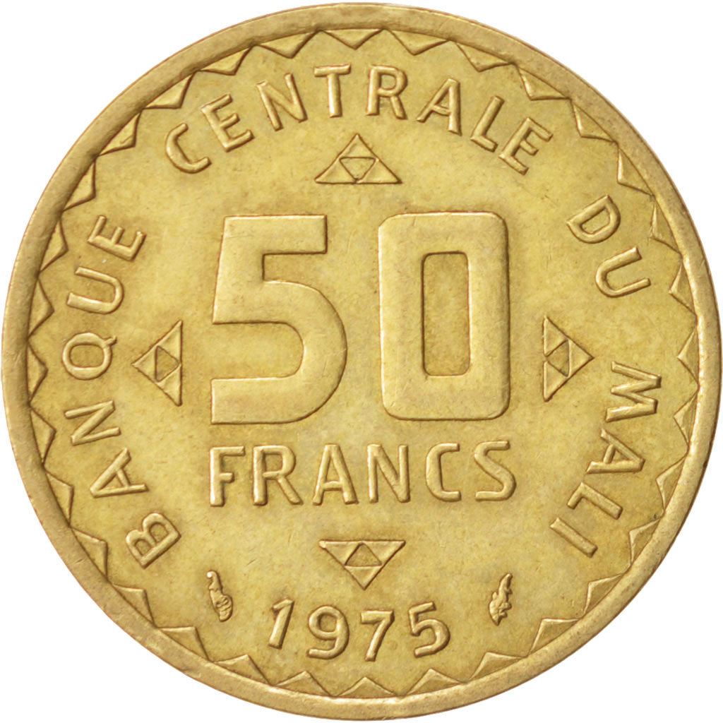 Mali | 50 Francs Coin | FAO | Km:9 | 1975 - 1977