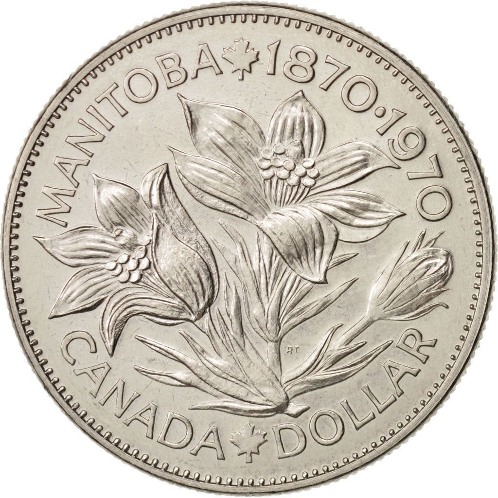 Canada | 1 Dollar Coin | Manitoba | Nickel | KM:78 | 1970