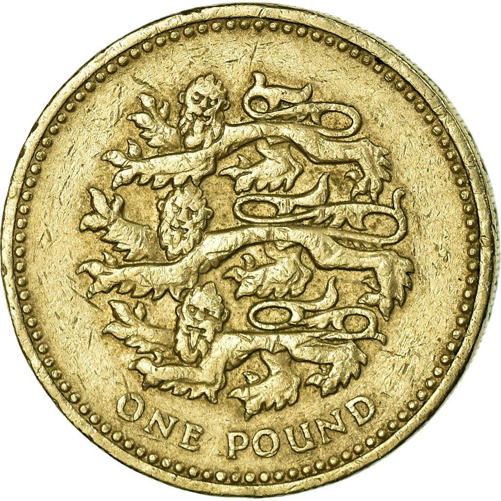 United Kingdom | 1 Pound Coin | English Lions | Km:1030 | 2002