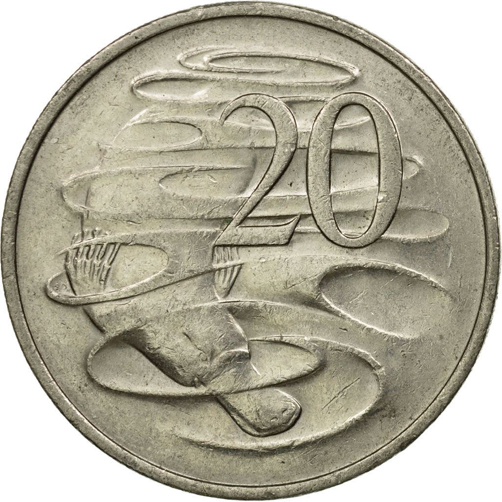 Australia | 20 Cents Coin | Platypus | Km:66 | 1966 - 1984