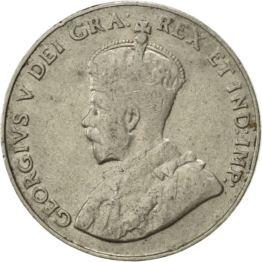 Canada | 5 Cents Coin | Nickel | KM:29 | 1922-1936