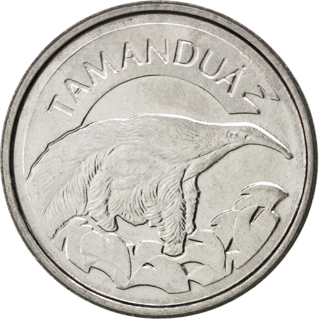 Brazil 10 Cruzeiros Reais Coin KM628 1993 - 1994