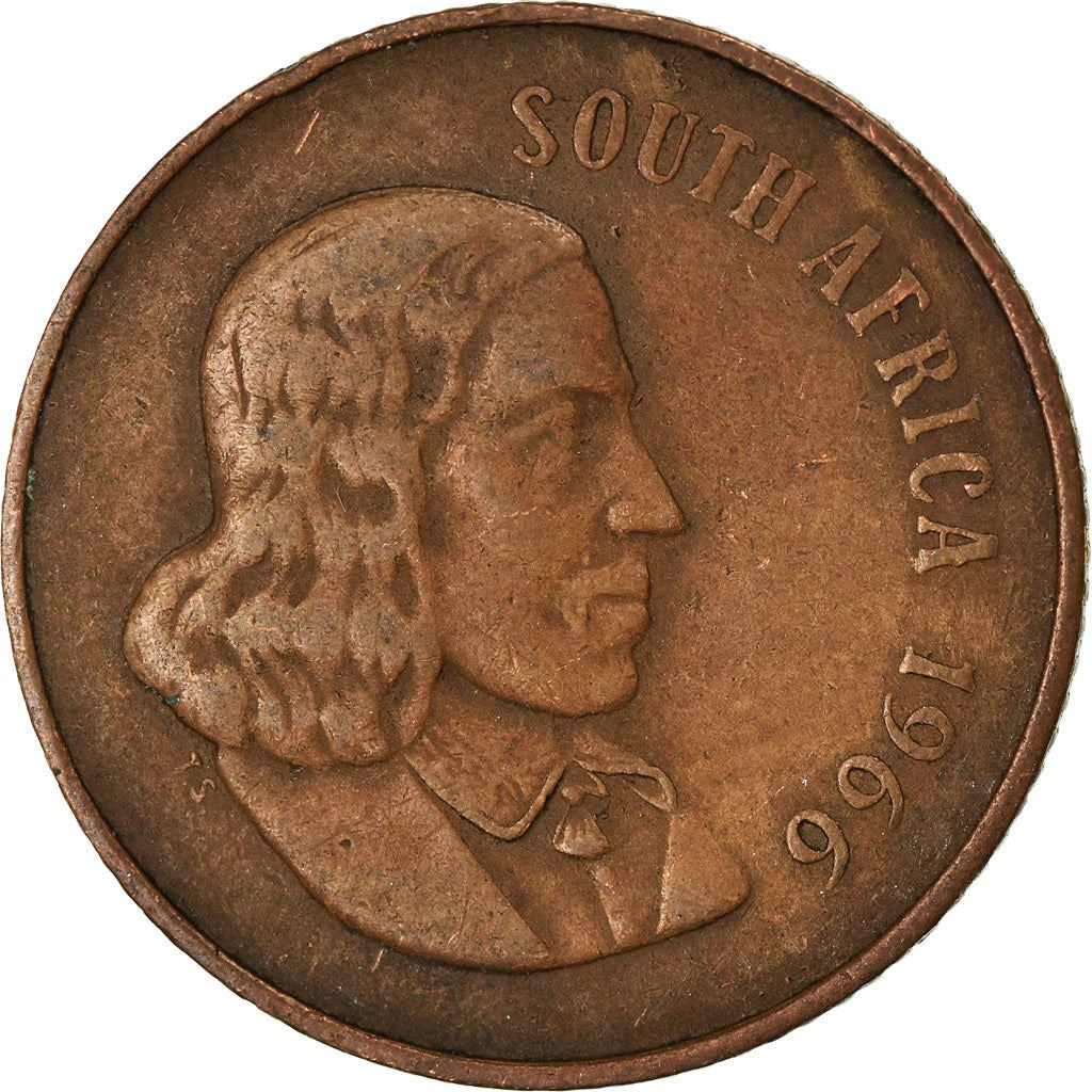 Pièce de 2 Cents d'Afrique du Sud | Légende en anglais - SOUTH AFRICA | KM66.1 | 1965 - 1969