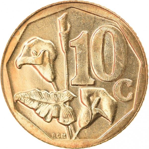Sydafrika 10 Cent Engelsk Legend - Sydafrika Mynt KM347 2003
