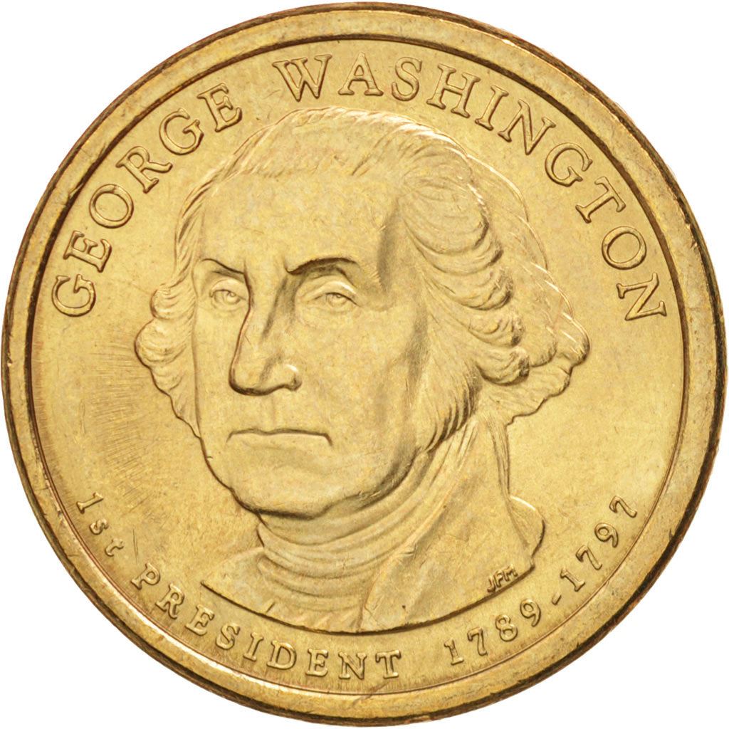 United States | 1 Dollar Coin | George Washington | Km:401 | 2007