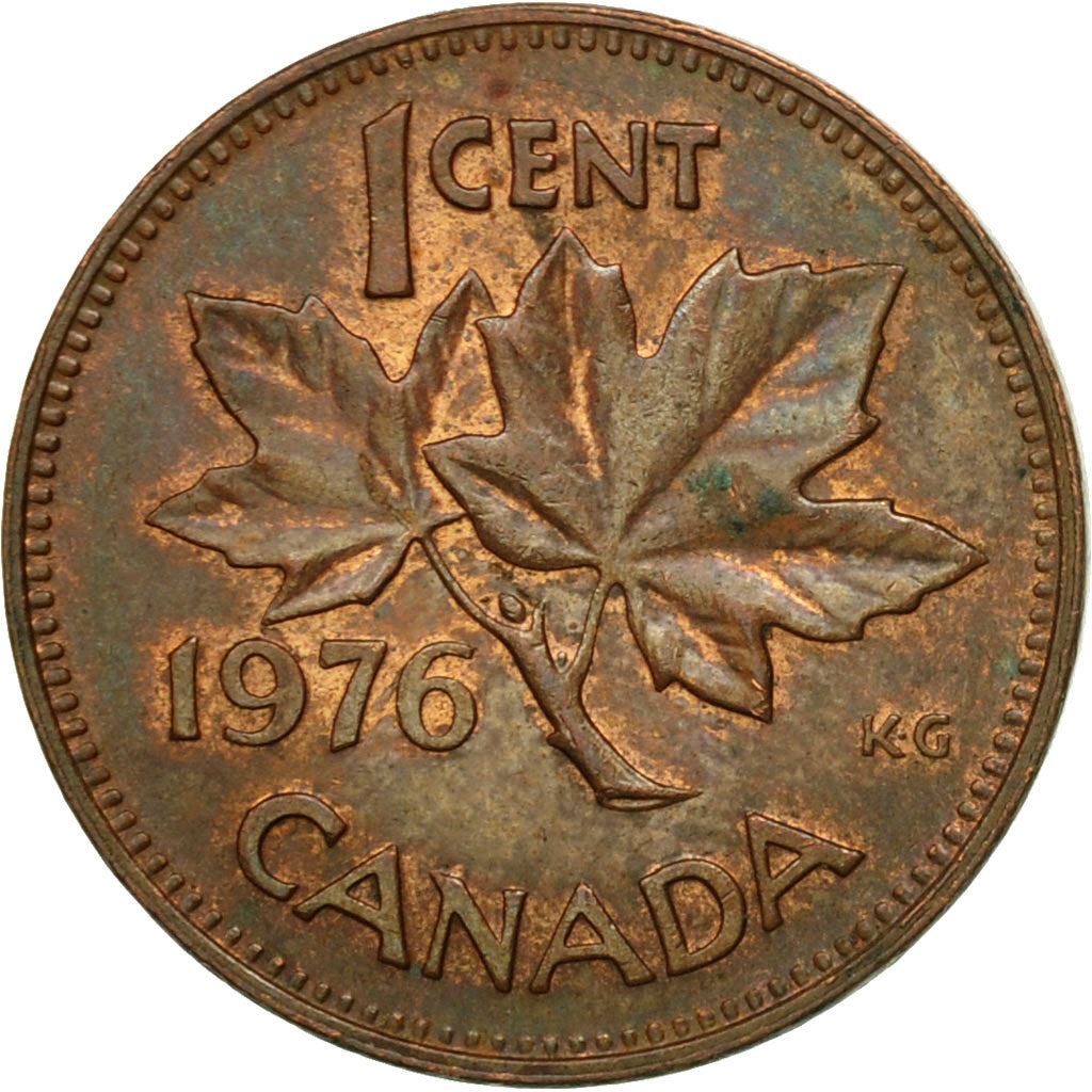Canada | 1 Cent Coin | Bronze | 2nd portrait | KM:59 | 1965-1978