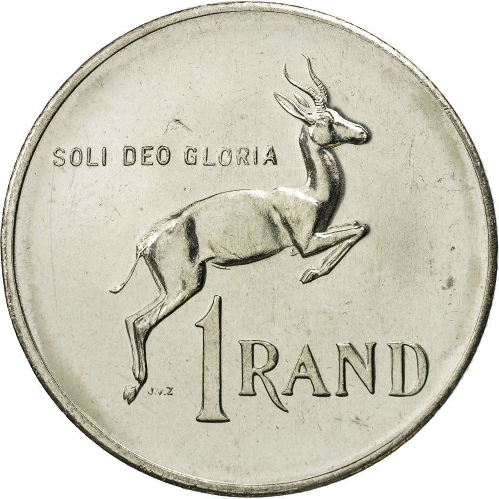 Sør-Afrika 1 Rand Mynt | Balthazar J. Vorster | KM115 | 1982