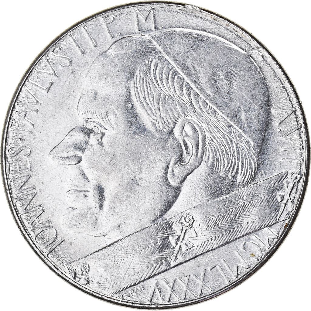 Vatican City | 100 Lire Coin | John Paul II | Km:188 | 1985