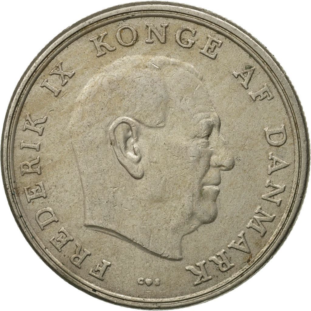 Denmark | 5 Kroner Coin | Frederik IX | Km:853 | 1960 - 1972