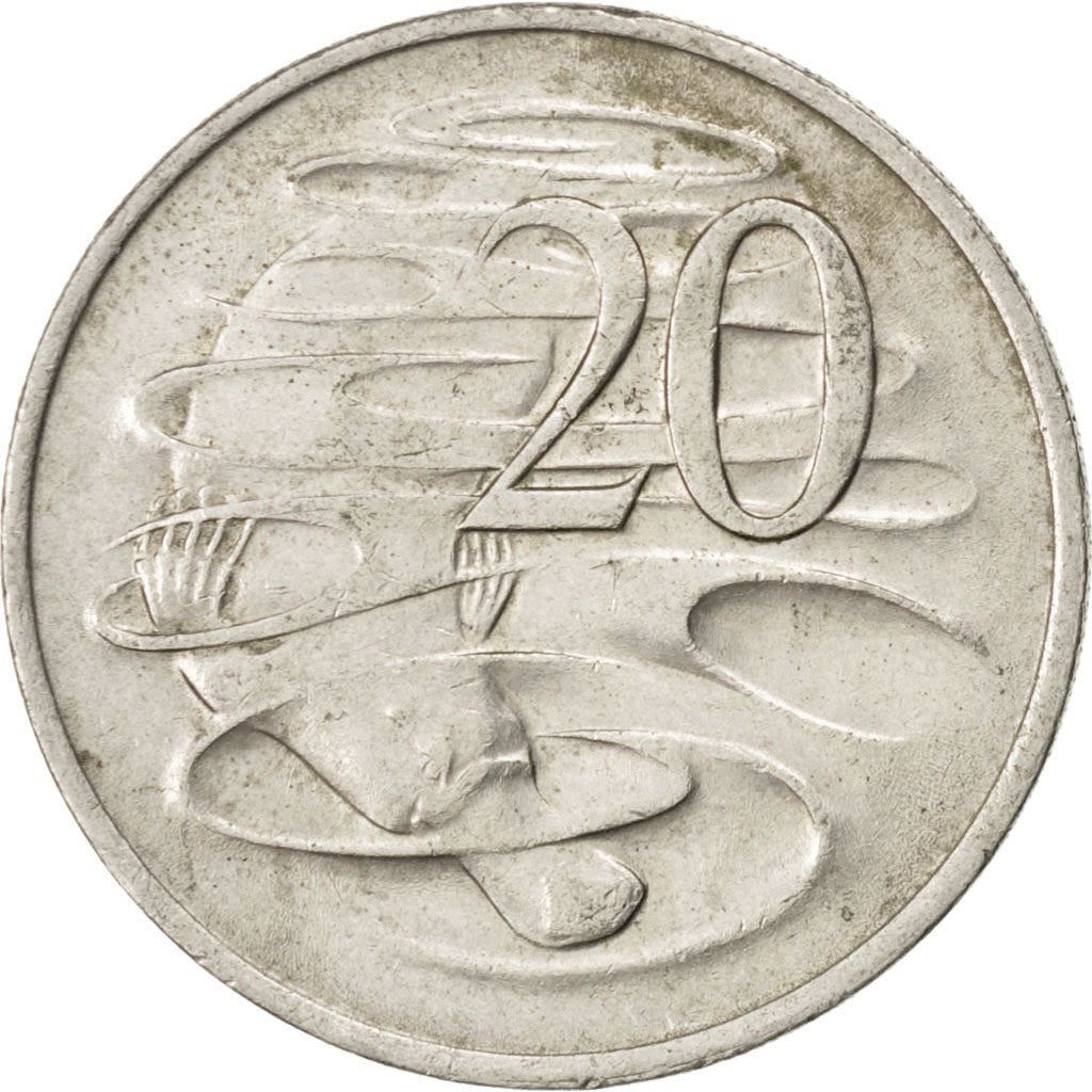 Australia | 20 Cents Coin | Platypus | Km:66 | 1966 - 1984