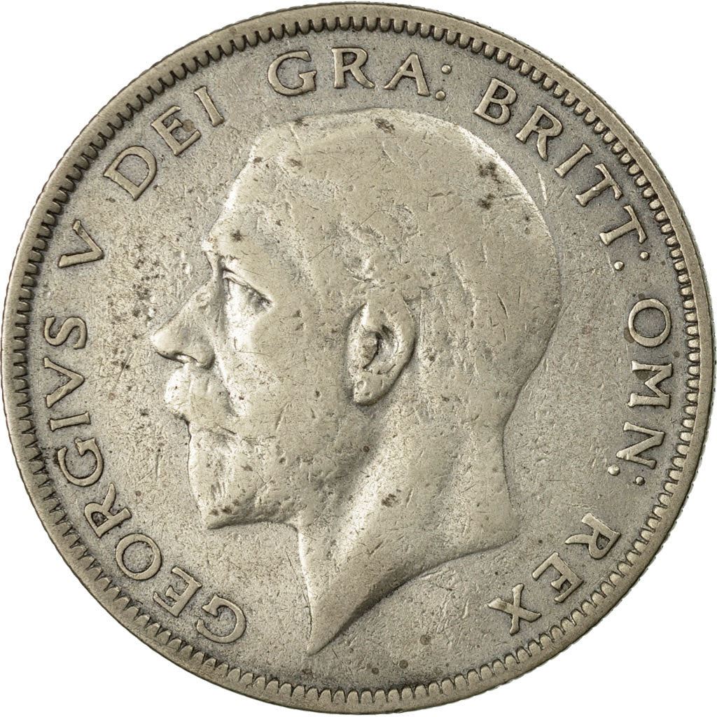 United Kingdom | 1/2 Crown Coin | George V | KM:835 | 1927 - 1936