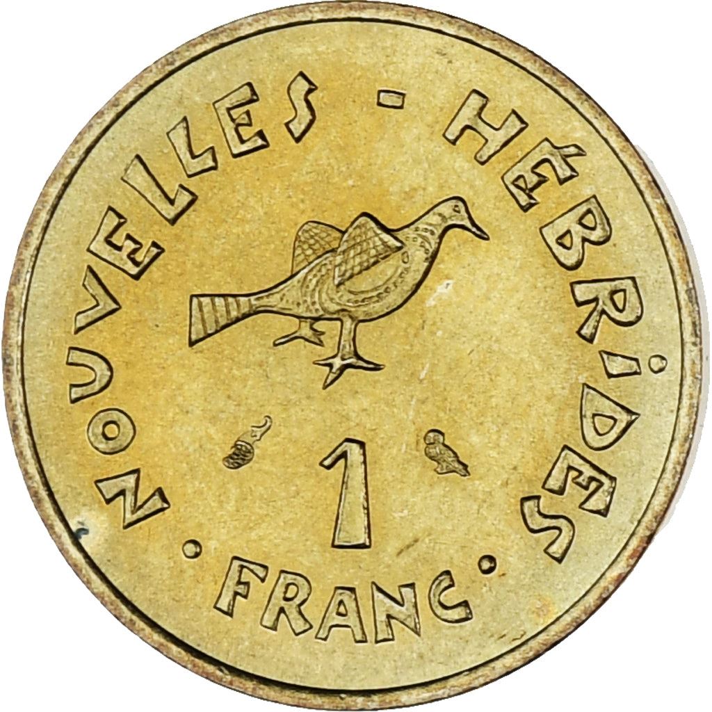 New Hebrides | 1 Franc Coin | Marianne | Frigate Bird | Km:4.1 | 1970
