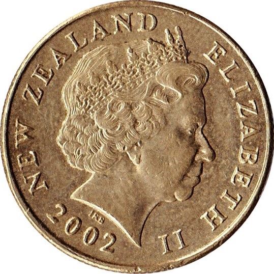 New Zealand | 1 Dollar Coin | Elizabeth II | Kiwi Bird | Km:120 | 1999 - 2020
