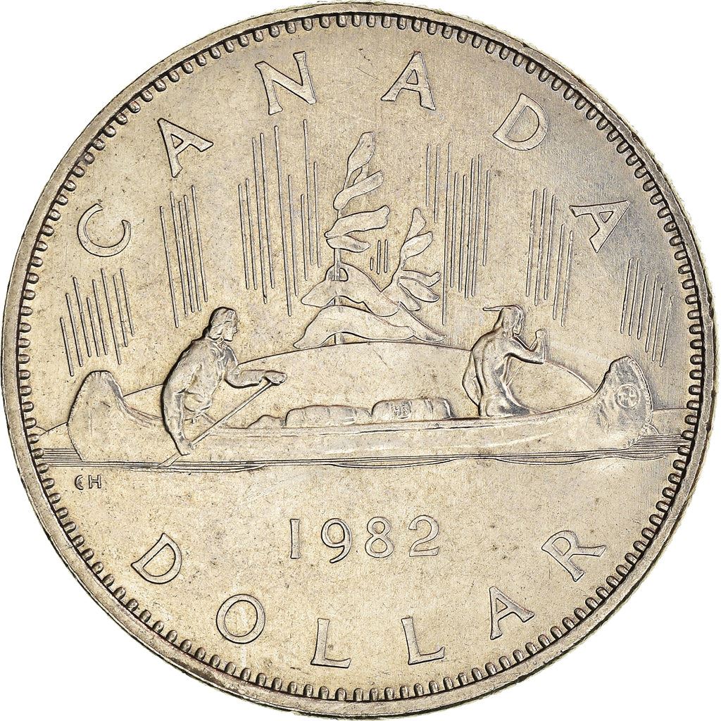 Canada | 1 Dollar Coin | Canoe | Km:120 | 1978 - 1987