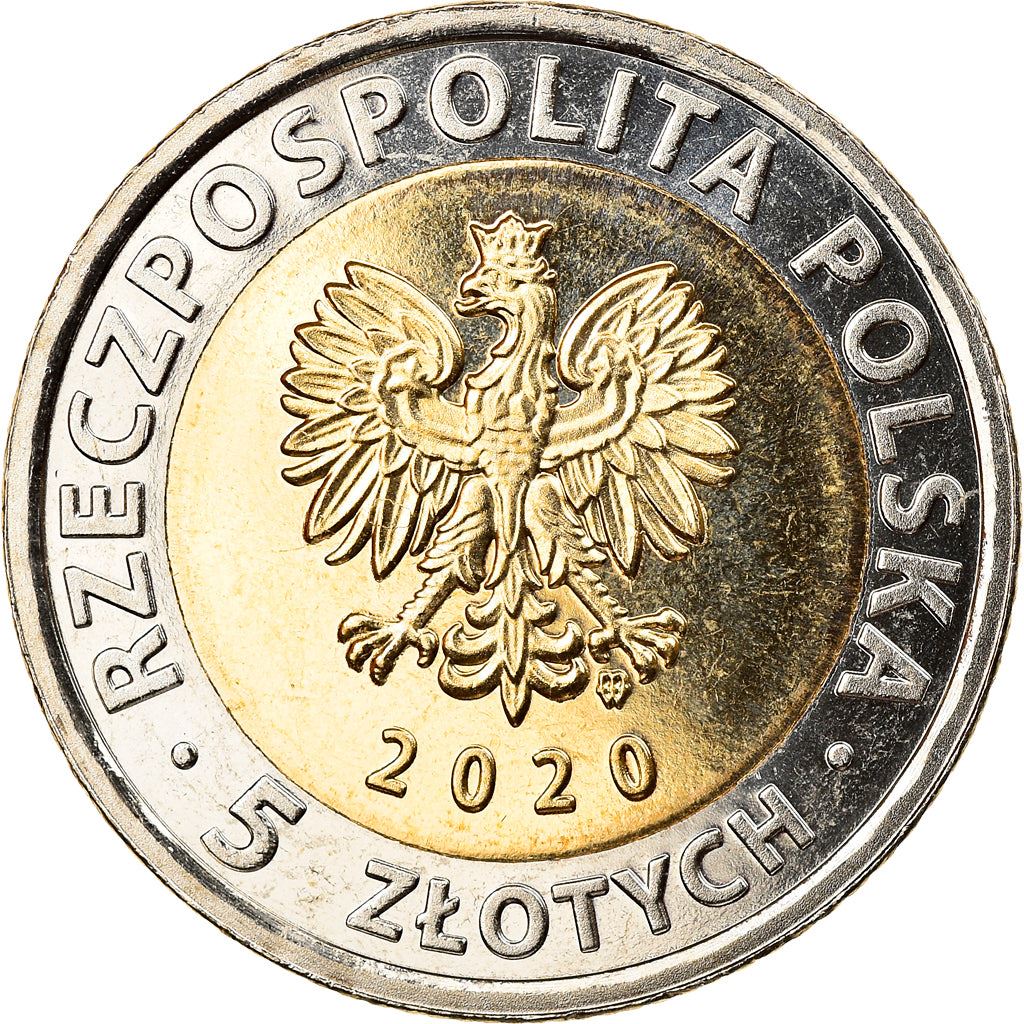 Polonia | Moneda de 5 Zlotys | Basílica de Santa María | A:1064 | 2020