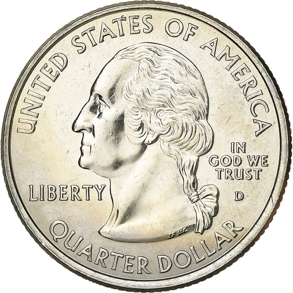 United States | 1/4 Dollar Coin | the stately mansion | Km:322 | 2001