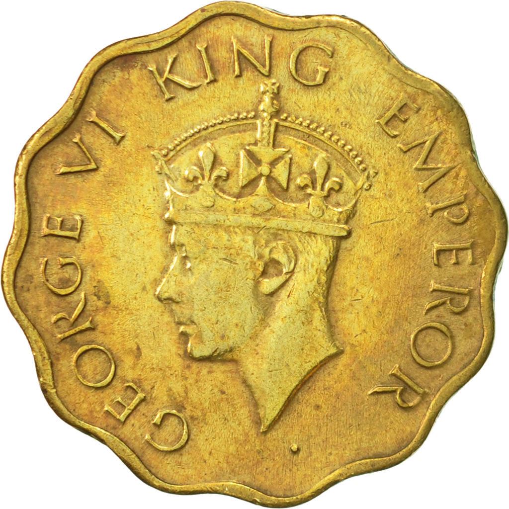 India - British | 1 Anna Coin | King George VI | Km:539 | 1945