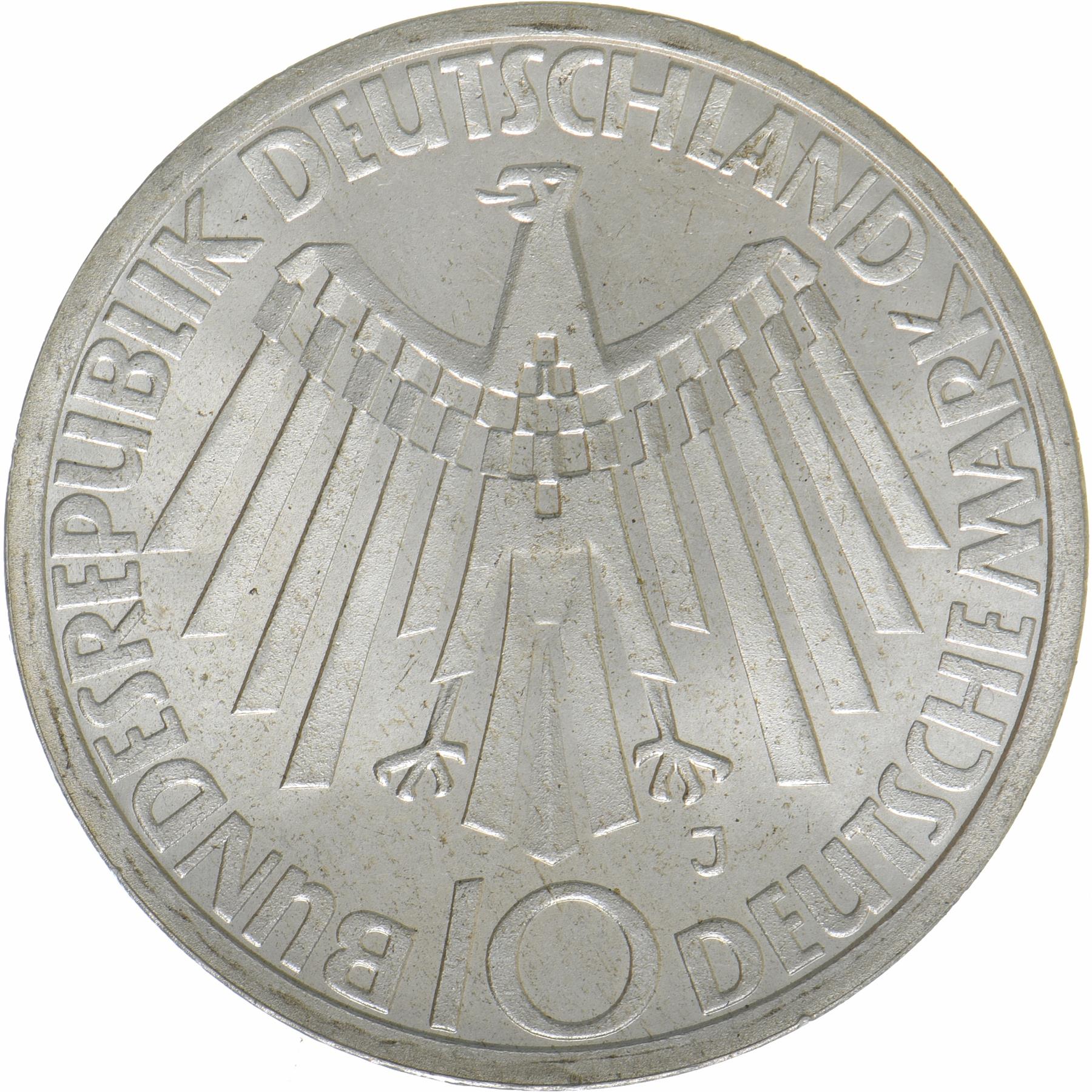 Federal Republic of Germany | 10 Deutsche Mark Coin | Olympic Games | KM:134 | 1972