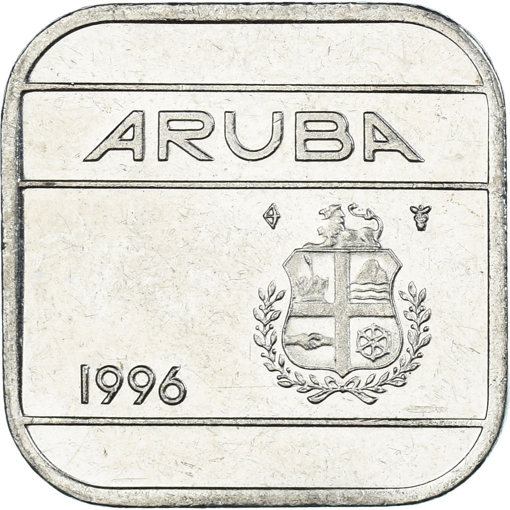 Aruba 50 centų moneta | Karalienė Beatrix | Willem Alexander | KM4 | 1986 - 2019
