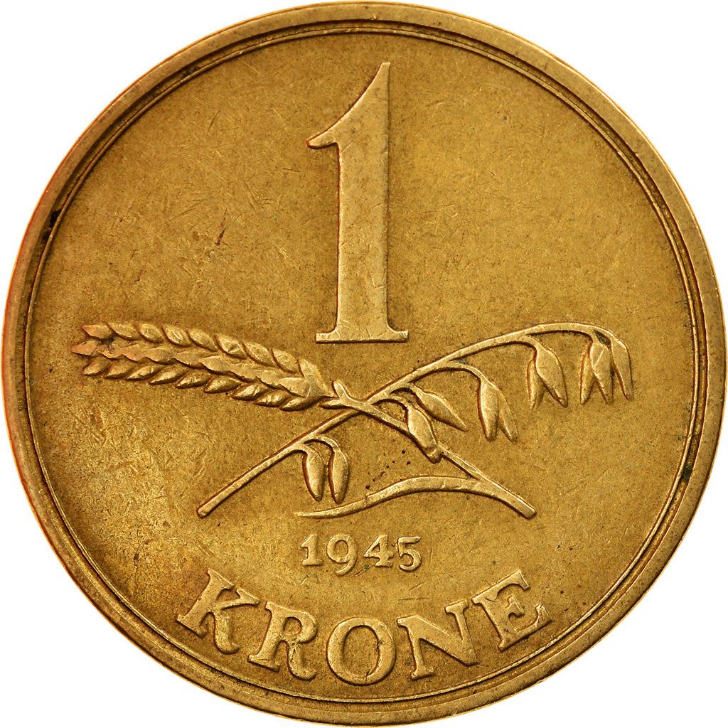Denmark | 1 Krone Coin | Christian X | Km:835 | 1942 - 1947