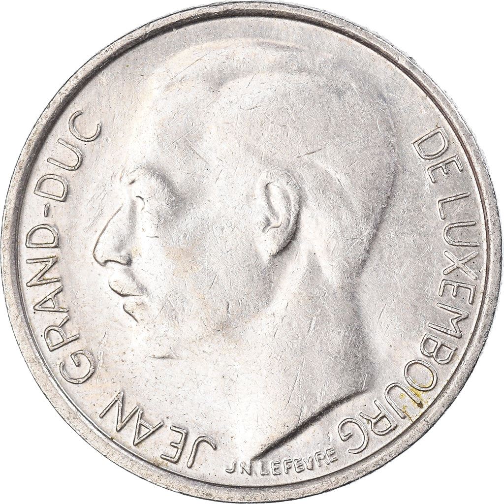 Luxembourg | 1 Franc Coin | Grand Duke Jean | Copper-nickel | KM:59 | 1986-1987
