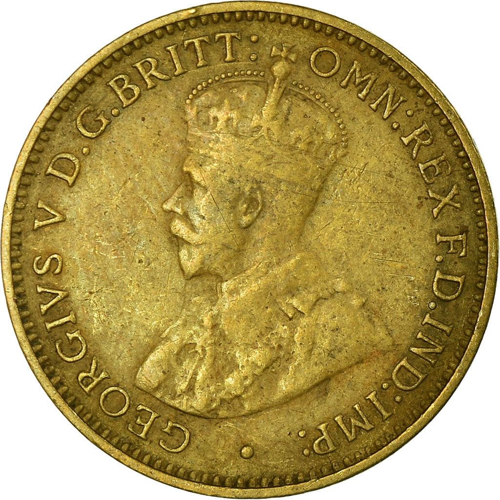 British West Africa | 3 Pence Coin | Wreath | George V | Km:10B | 1920 - 1936