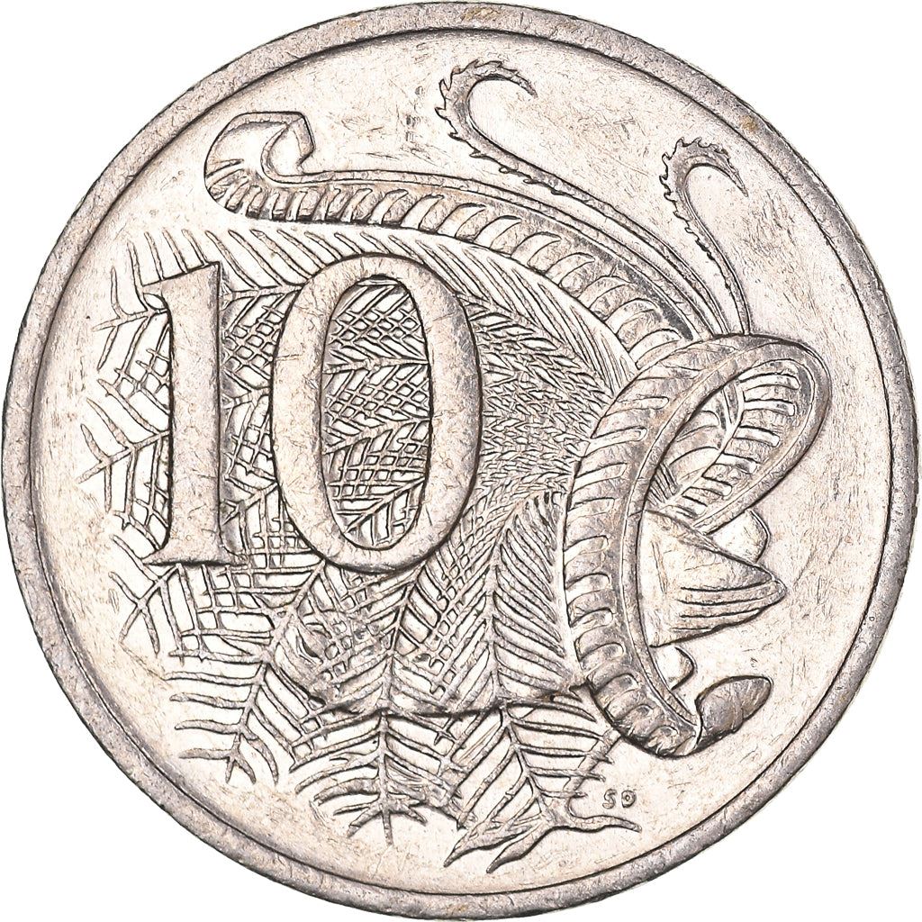 Australia | 10 Cents Coin | Lyrebird | Km:81 | 1985 - 1998