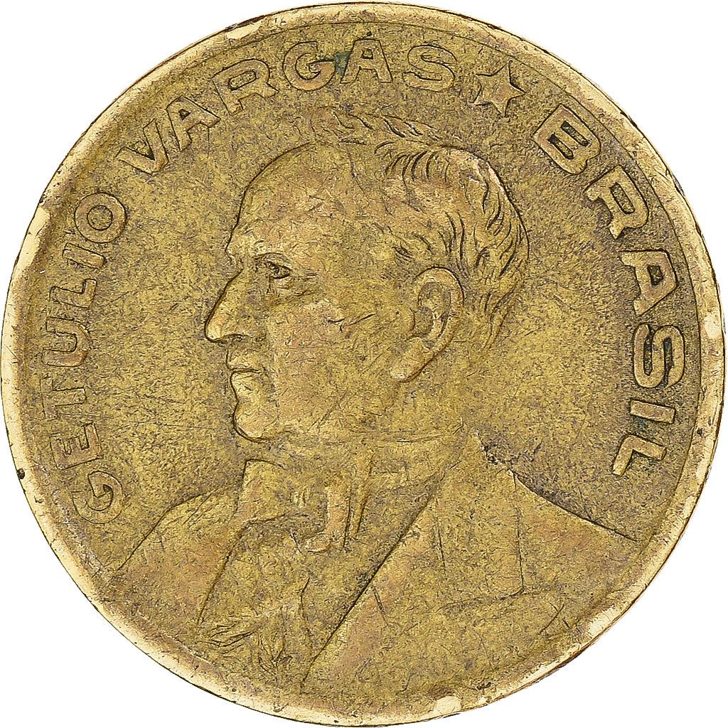 Brazil | 50 Centavos Coin | Getúlio Dornelles Vargas | Km:557A | 1943 - 1947