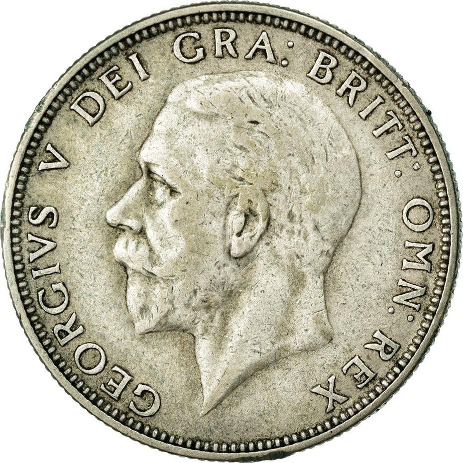 United Kingdom | 1 Florin Coin | George V | KM:834 | 1927 - 1936