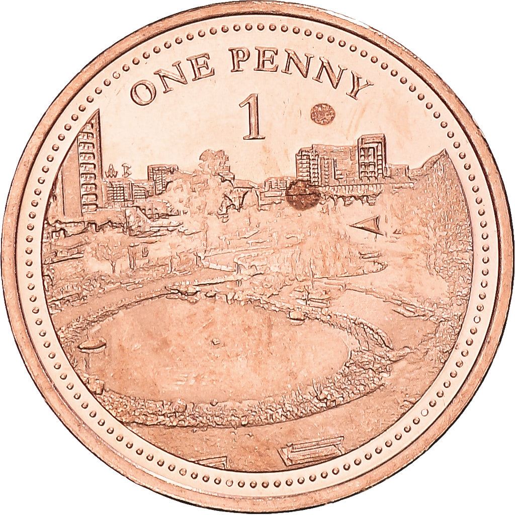 Gibraltar | 1 Penny Coin | Commonwealth Park | Km:1681 | 2020