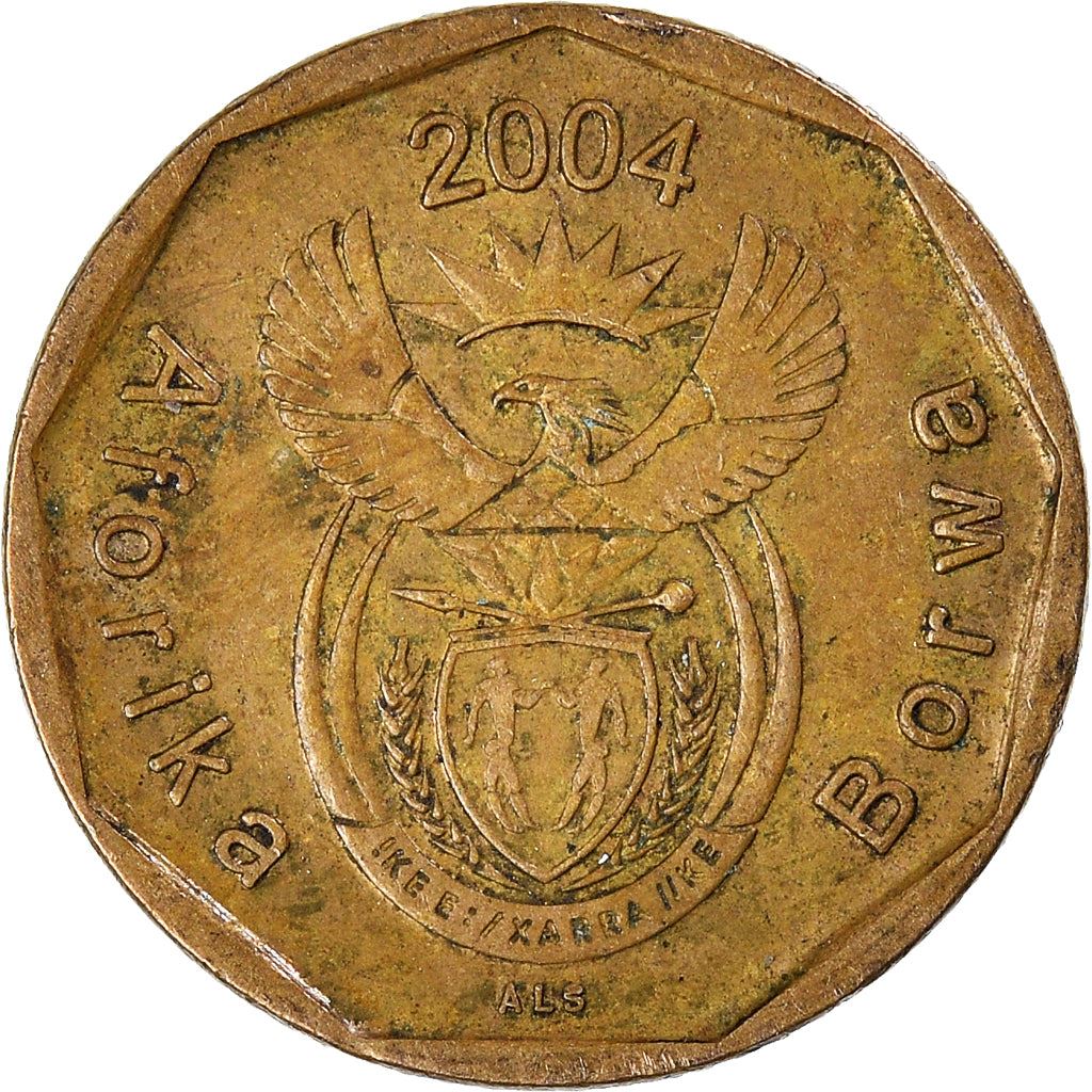 Sydafrika 10 Cents Tswana Legende - Aforika Borwa Mønt KM326 2004