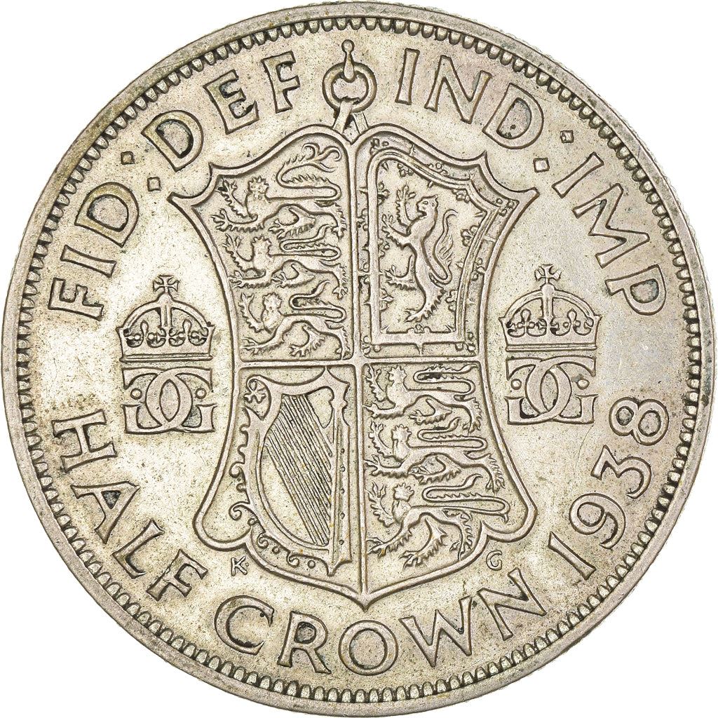 United Kingdom | 1/2 Crown Coin | George VI | KM:856 | 1937 - 1946