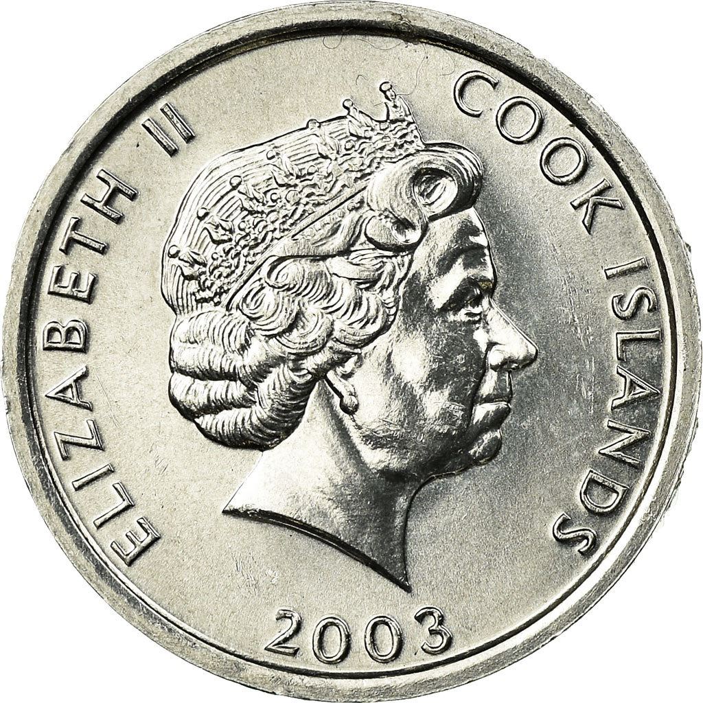 Cookøerne | 1 Cent Mønt | James Cook | Km:419 | 2003