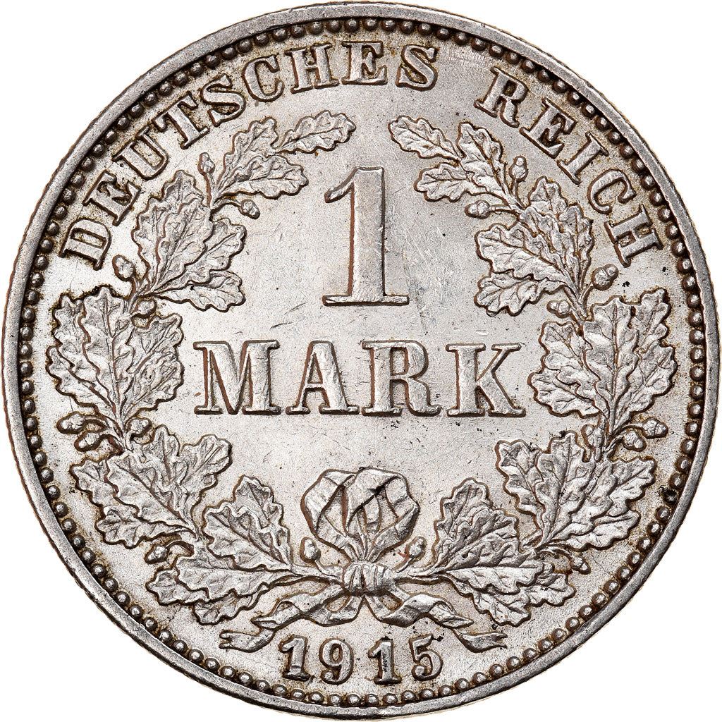 German Empire 1 Mark Coin | Deutsches Reich | Wilhelm II | Type 2 - Small Shield | KM14 | 1891 - 1916
