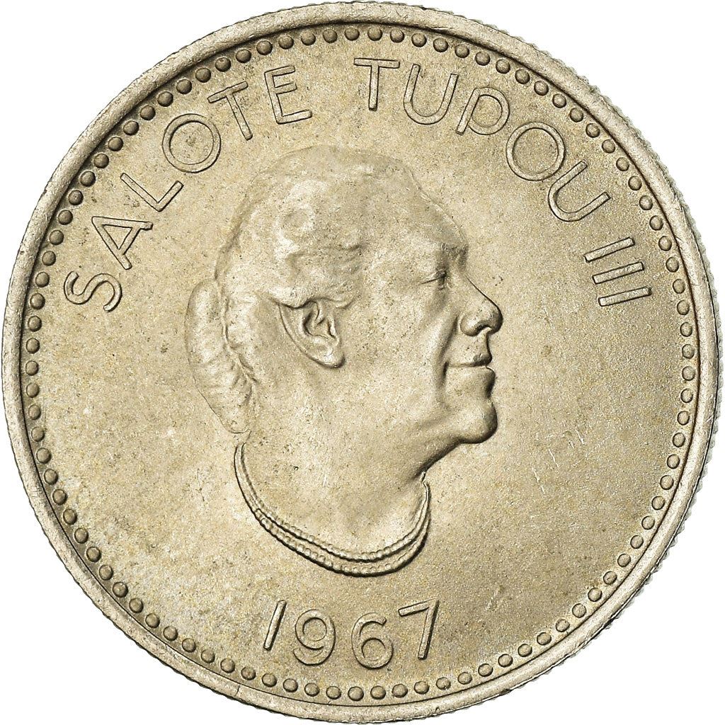 Tonga | Moneta da 5 Seniti | Regina Tupou III | Rami | KM:6 | 1967