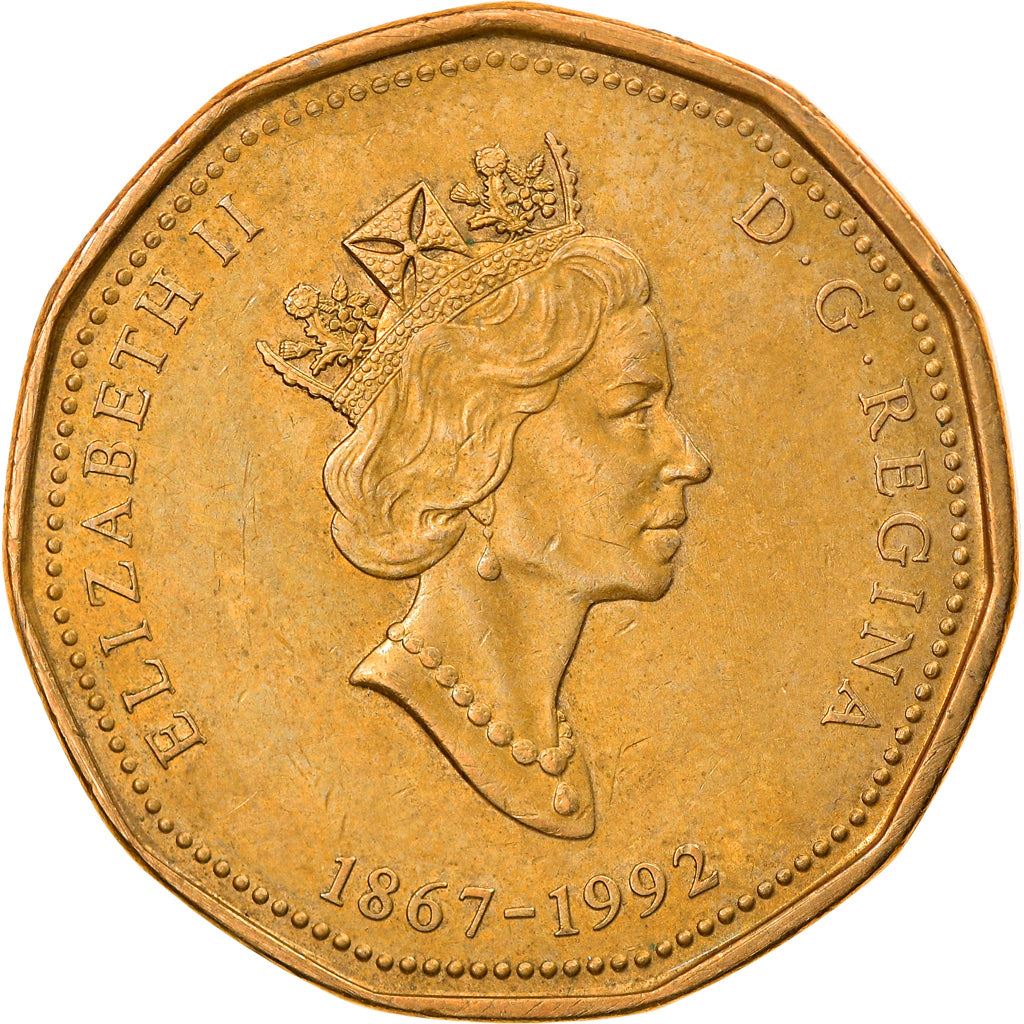Canada | 1 Dollar Coin | Parliament | Bronze plated nickel | KM:218 | 1992