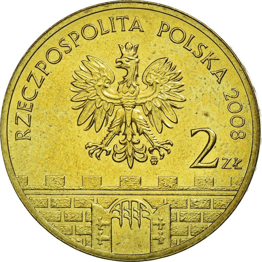 Poland | 2 Zlotys Coin | Piotrków Trybunalski | Y:628 | 2008